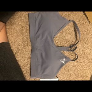 Gymshark training bra, v neck.